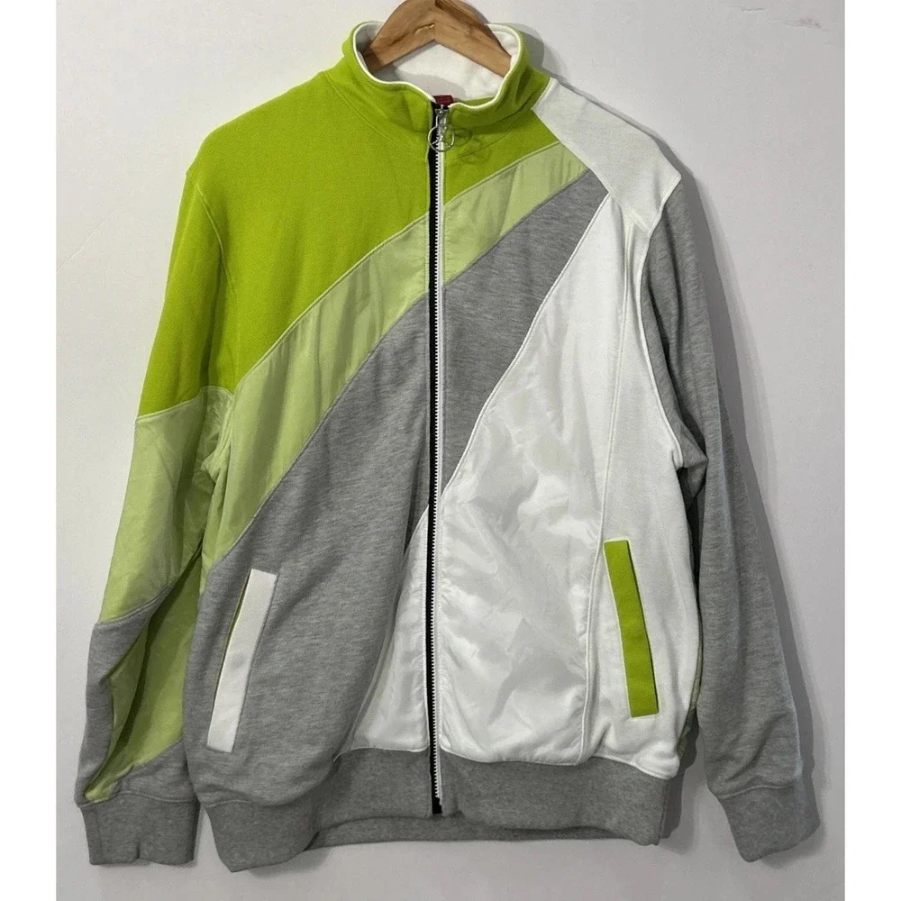 RARE Air Jordan Men's Full Zip Track Jacket World Map Continents Graphics 256103